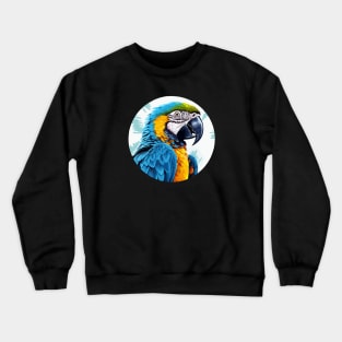 Blue and gold macaw Crewneck Sweatshirt